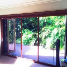 Retractable Screen Doors for French Doors by Intelliscreens