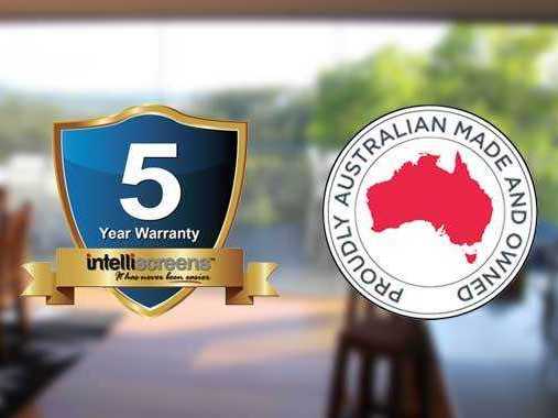 Intelliscreens retractable fly screens - 5 year warranty