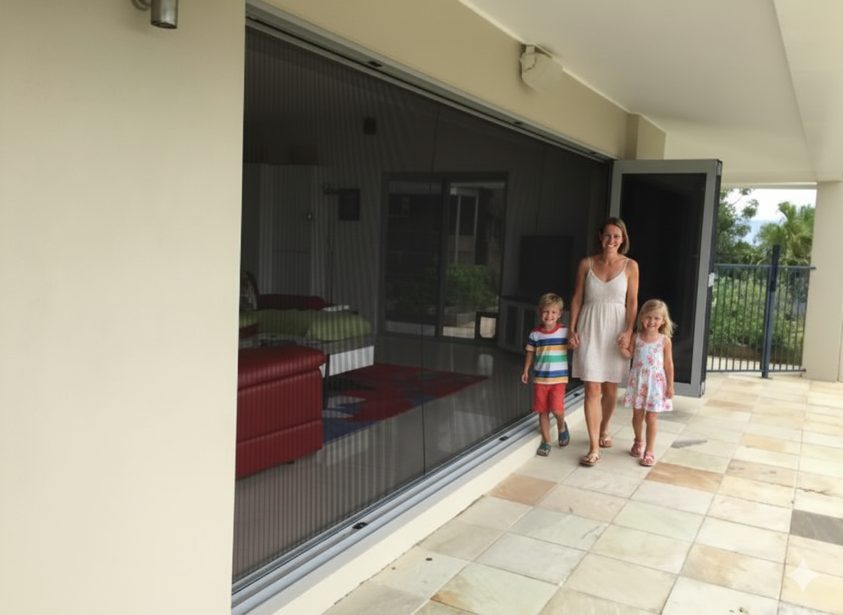 retractable-fly-screens-installed-for-bifold-doors