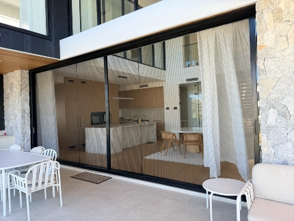 double-retractable-screen-doors-sandstone-by-inteliiscreens-430x323-webp double retractable sliding screen doors